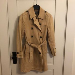 Ava & Aiden khaki trench